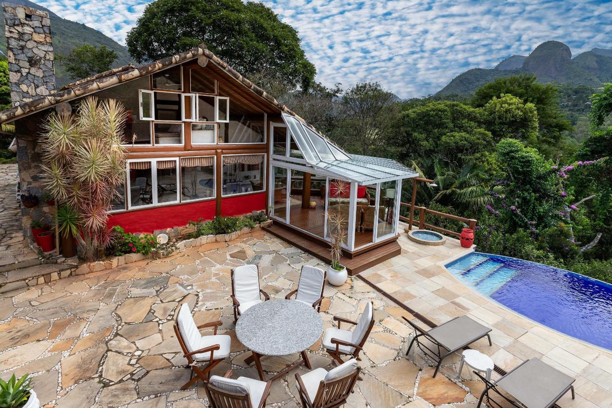 Casa Maria Comprida, Servico Incluido, Linda Vista Петрополис Экстерьер фото